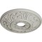 Ekena Millwork Valletta Ceiling Medallion (Fits Canopies up to 3 1/2"), 18"OD x 3 1/2"ID x 1"P, Pot of Cream CM18VLPCF - alternate 3